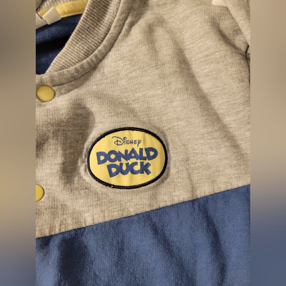 VTG Disney Donald Duck Kids Bomber Jacket Sweater Collectible Anniversary Fandom - Picture 4 of 10